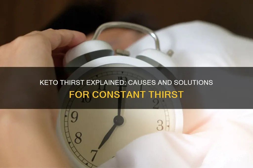 why am i always thirsty on keto diet