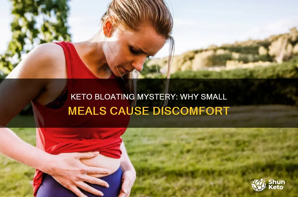 why am i bloated after i eat small meal keto