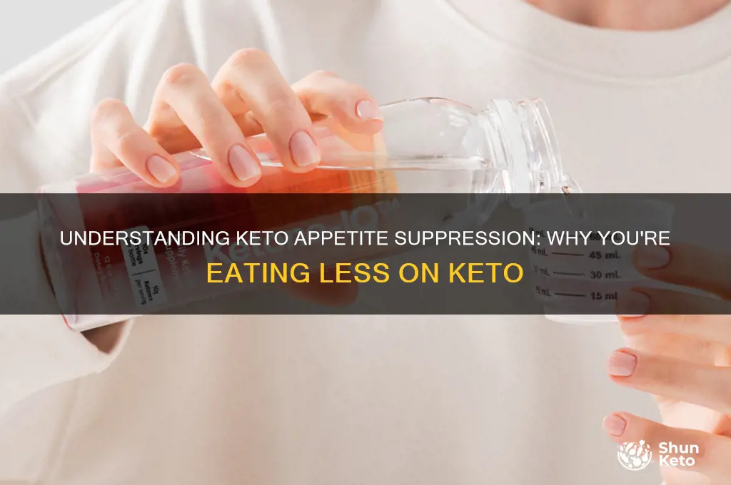 why am i eating so little on keto