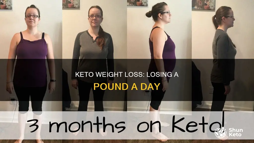 why am I losing a poumd of day on keto