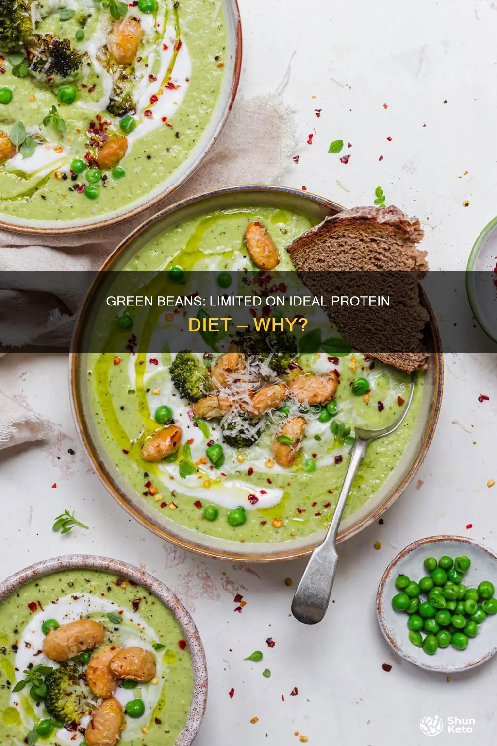 why are green beans limited on ideal protein diet