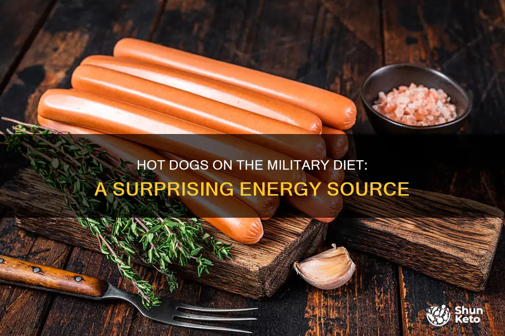 why are hot dogs on the military diet