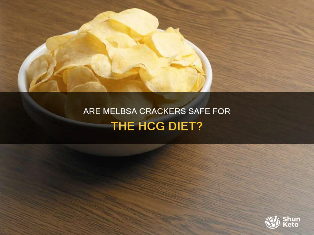 why are melbsa crackers alllowed on hcg diet