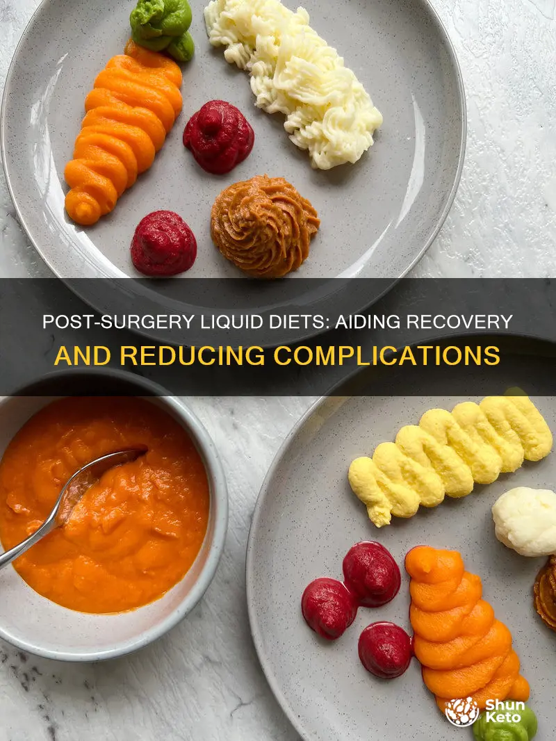 why are patients placed on a liquid diet after surgery