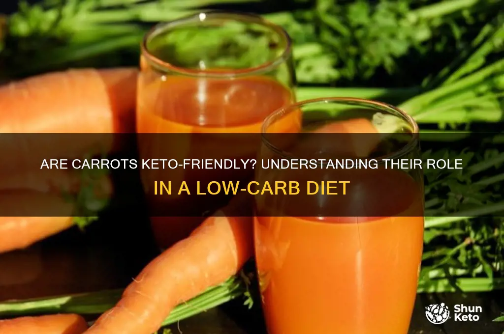 why can t you have carrots on keto