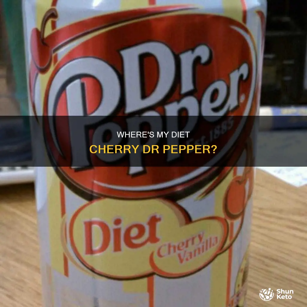 why cant i find diet cherry dr pepper