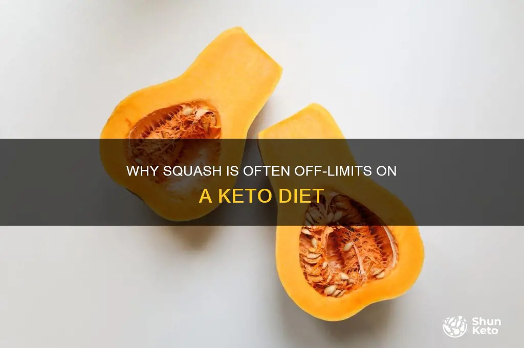 why cant people on keto diet eat squash