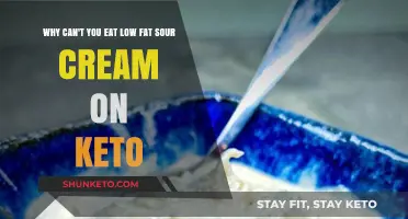 Low-Fat Sour Cream and Keto: Why It Doesn't Fit the Diet
