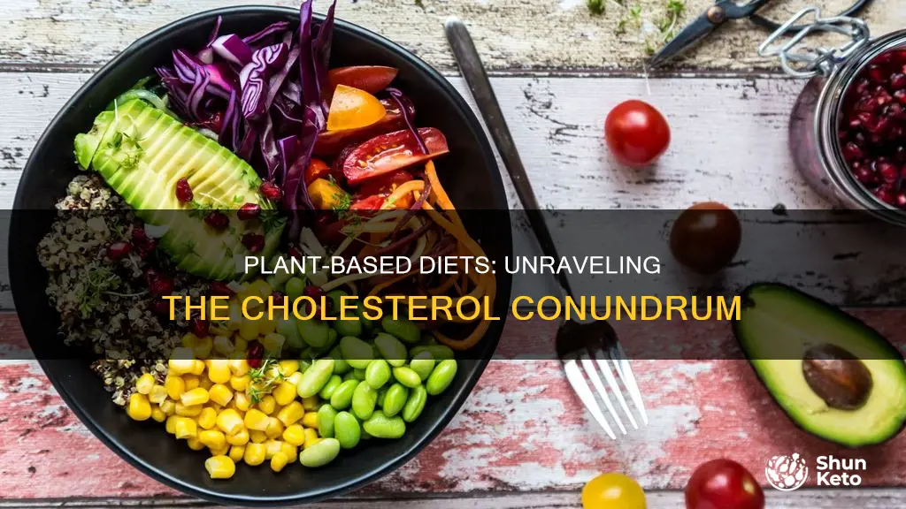 why cholesterol goes up with plant based diet