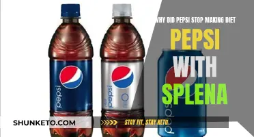 What Led Pepsi to Discontinue Diet Pepsi with Splenda?