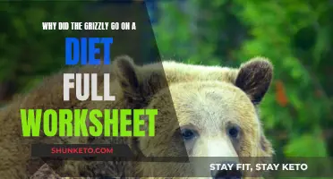 Grizzly's Diet Worksheet: Why and How?