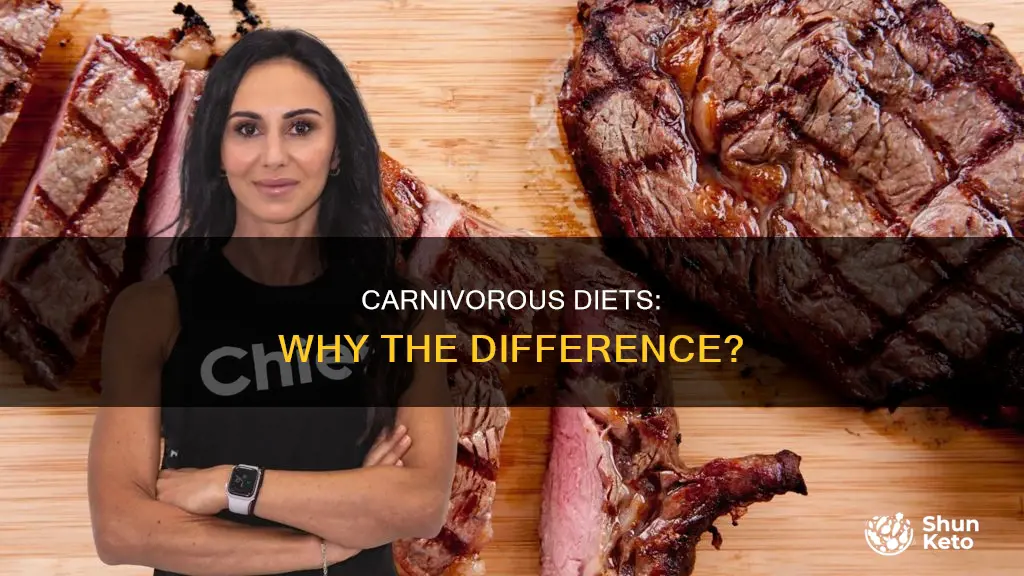 why do carnivorous diets vary