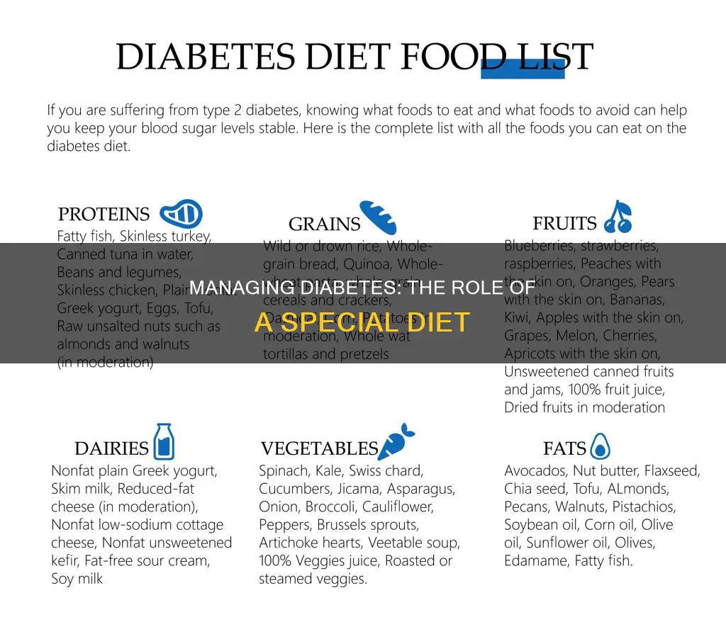 why do diabetics need a special diet