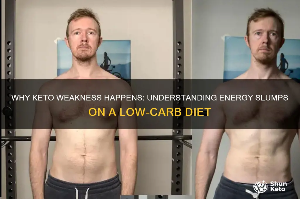 why do i feel so weak on the keto diet