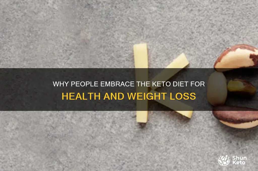 why do people eat keto