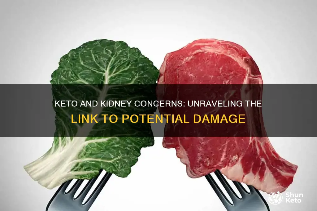 why do people on keto diet report kidney damage
