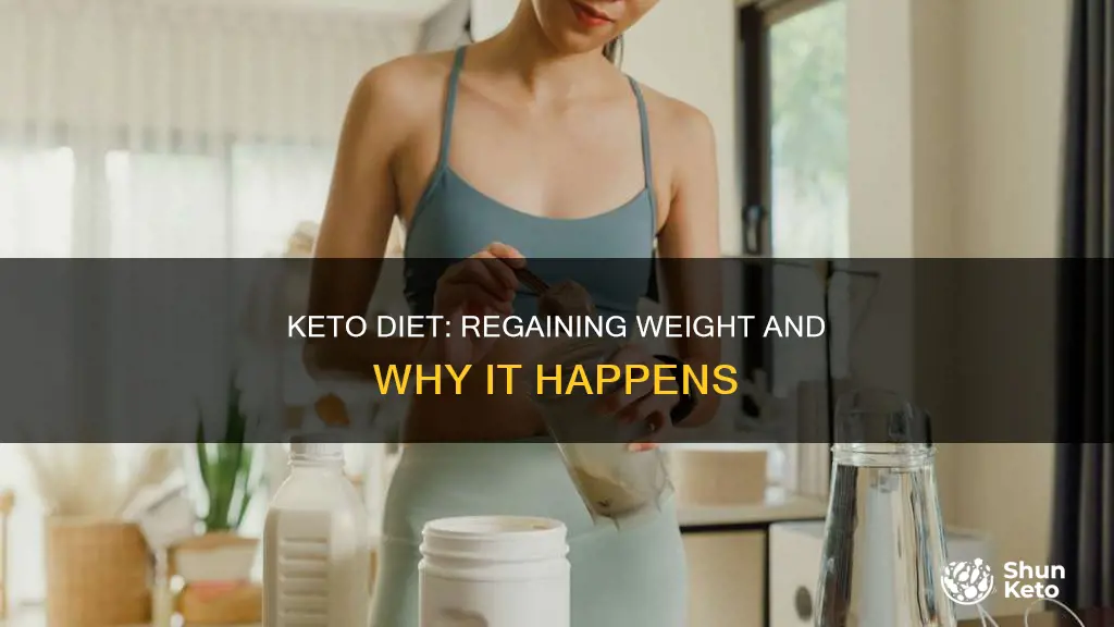 why do people regain weight on the keto diet