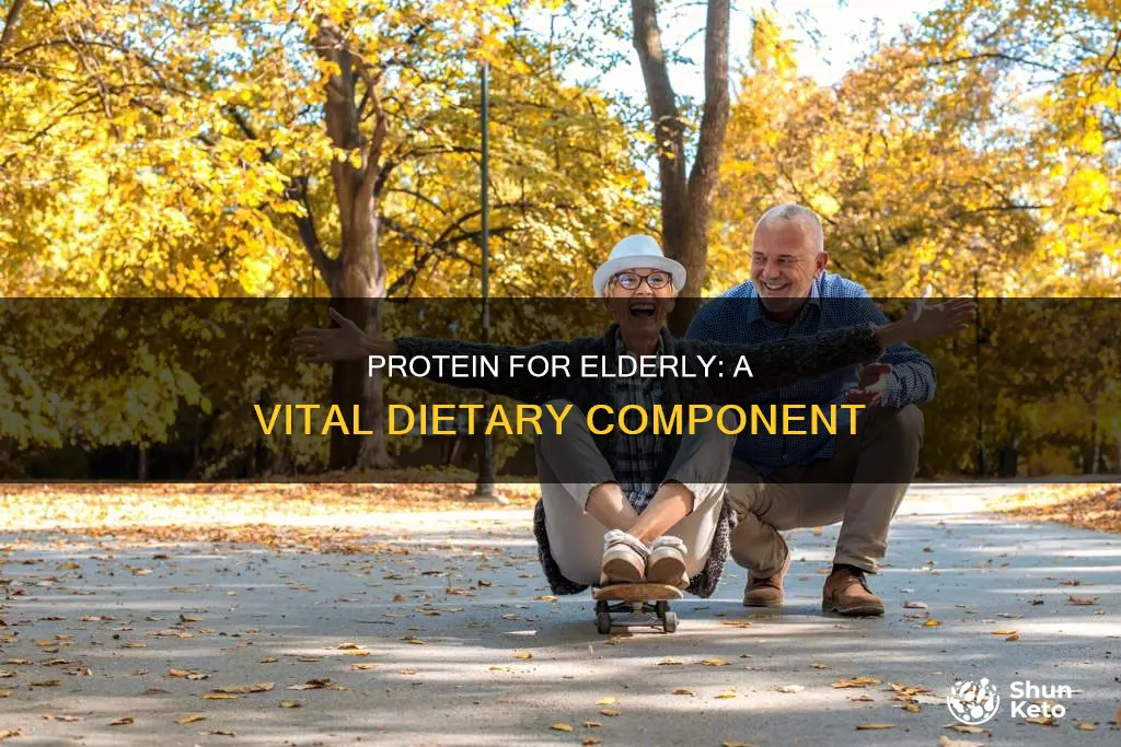 why do the elderly need protein in their diet