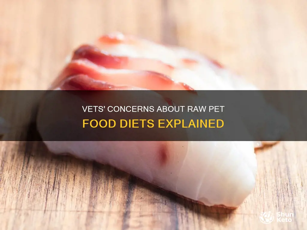 why do vets not like raw diets