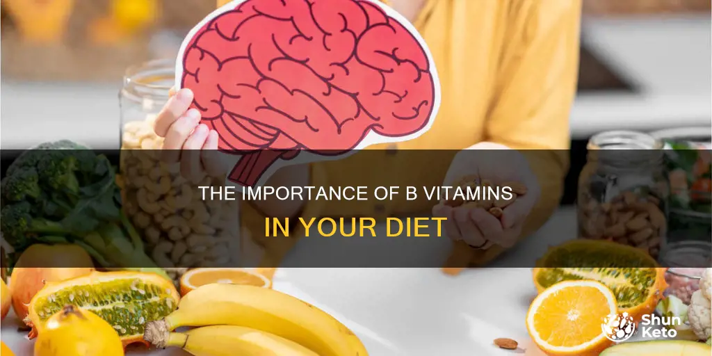 why do we need b vitamins in our diet