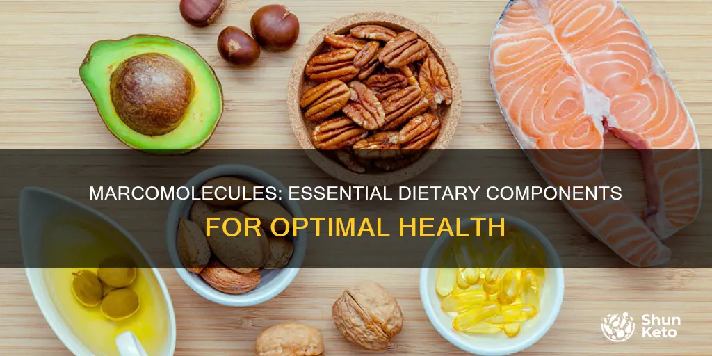 why do you need marcomolecule in your diet