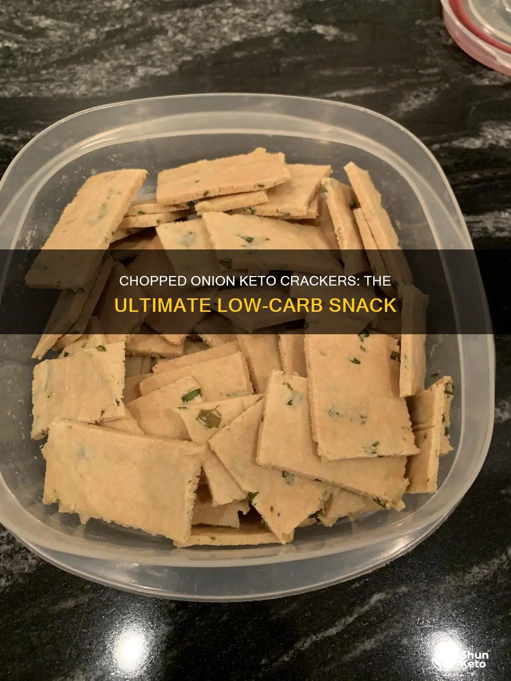 why do you use chopped onlin keto crackers