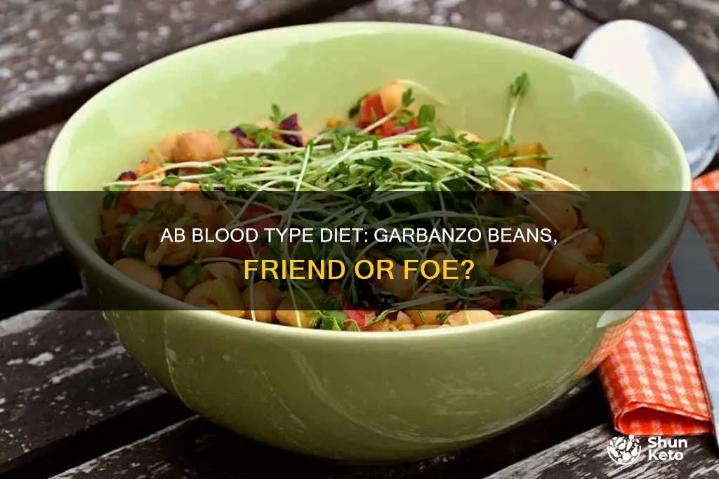 why does ab blood type diet not like garbanzo beans