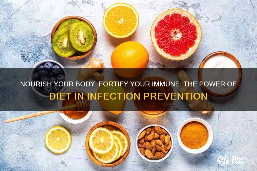 why does an appropropriate diet reduce risk of infection