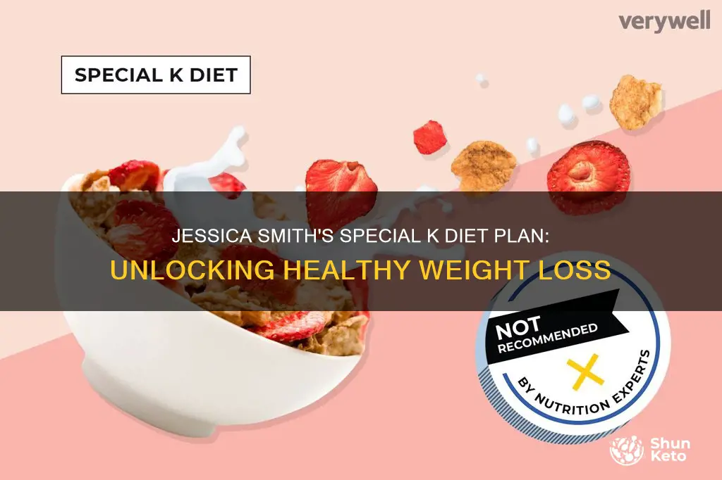 why does jessica smith recommend the special k diet plan