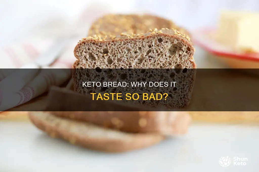 why does keto bread taste so awful