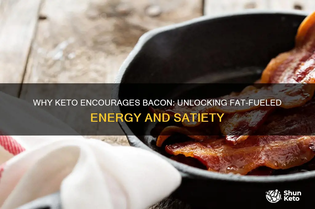why does keto tell you to eat bacon