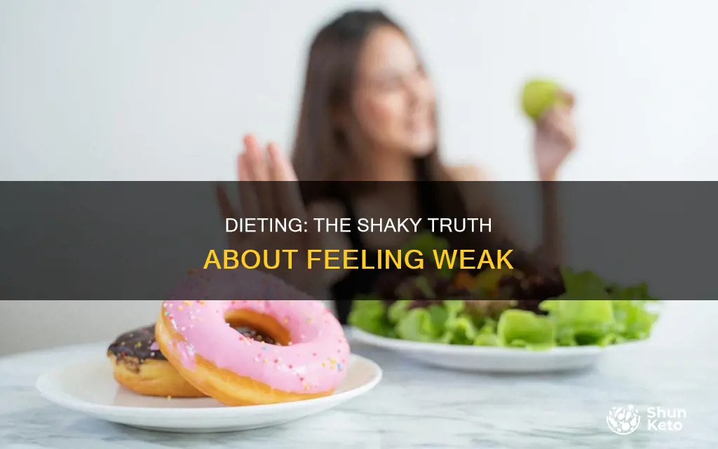why does my diet make me feel weak and shaky