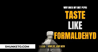 How Diet Pepsi Tastes Like Formaldehyde