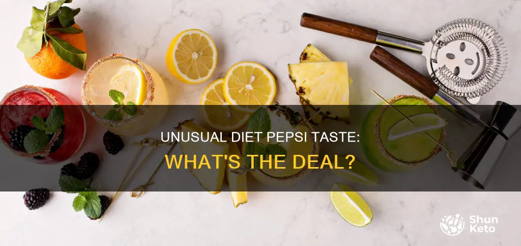 why does my diet pepsi taste weird