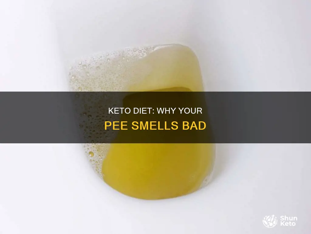 why does my pee smell bad on keto