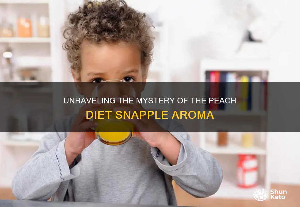 why does peach diet snapple smell like pee