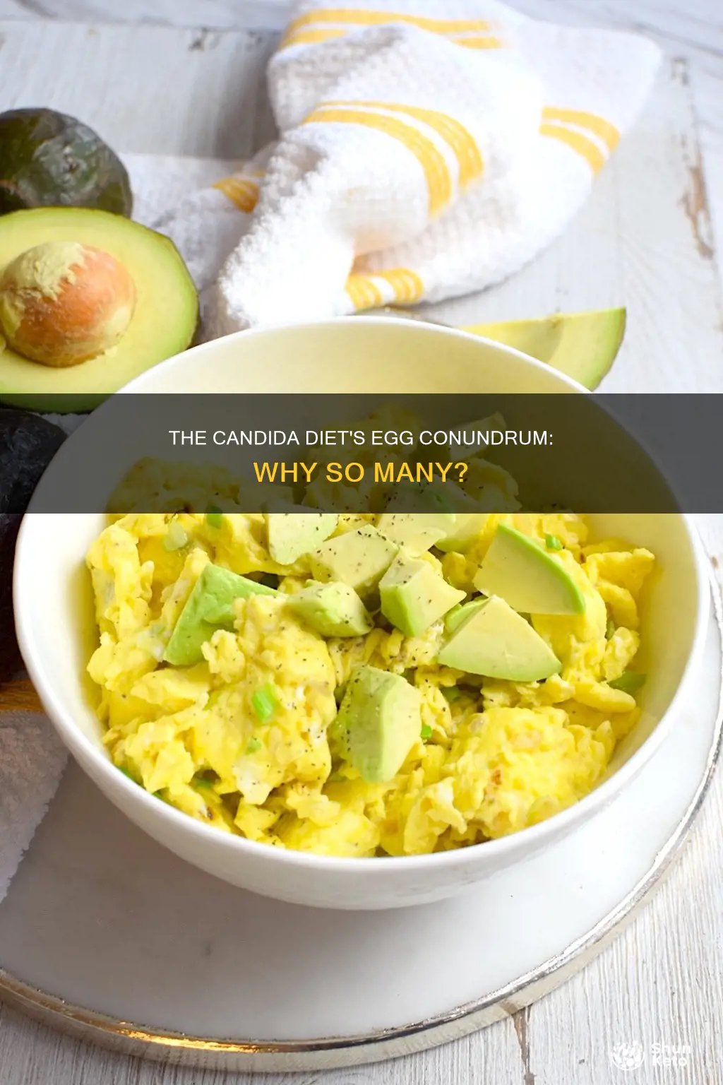 why does the candida diet use so many eggs