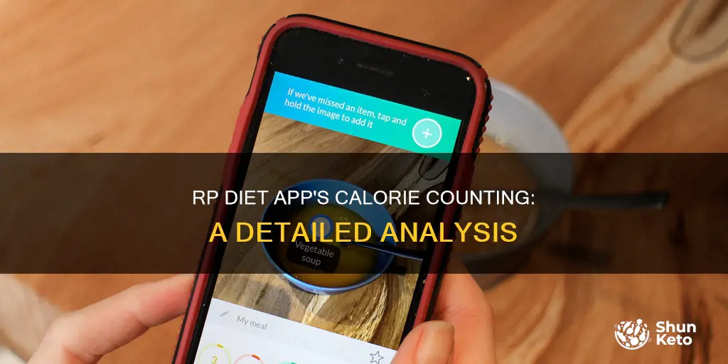 why does the rp diet app count cross calories