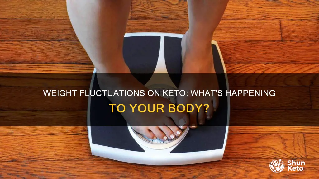 why does weight flucuate with keto deight