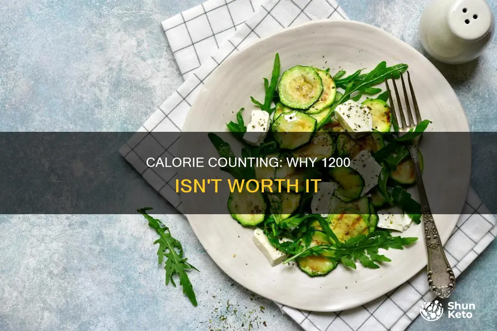 why i do not recommend 1200 calorie diet