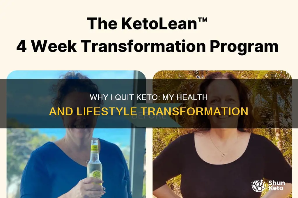 why i quit keto diet