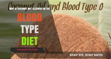 Coconut and Blood Type Diet: A Bad Mix?