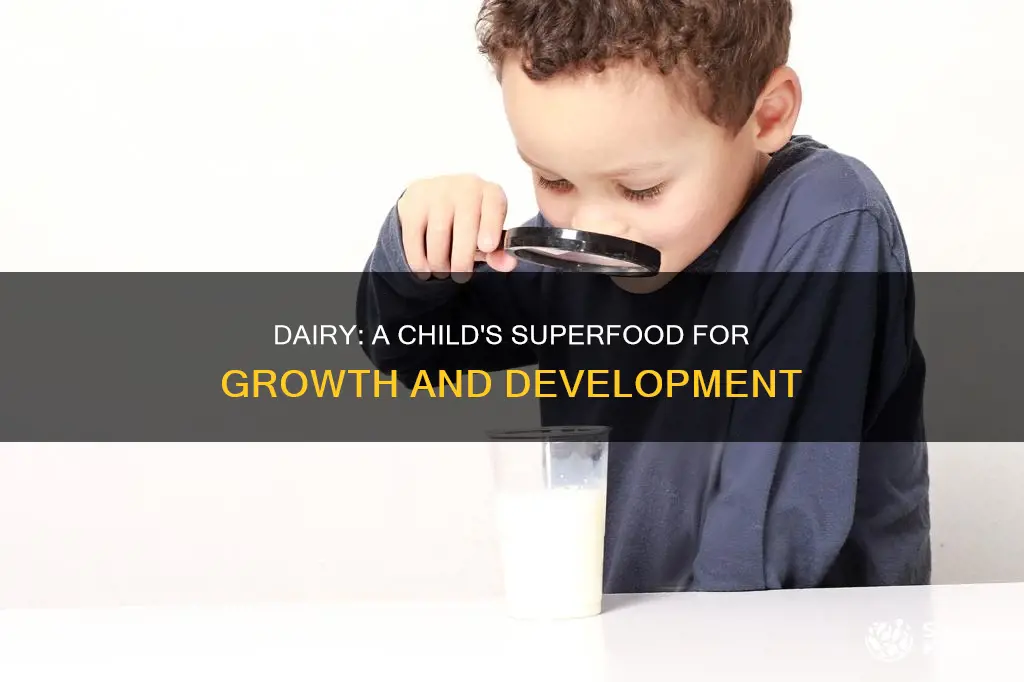why is dairy important in a child