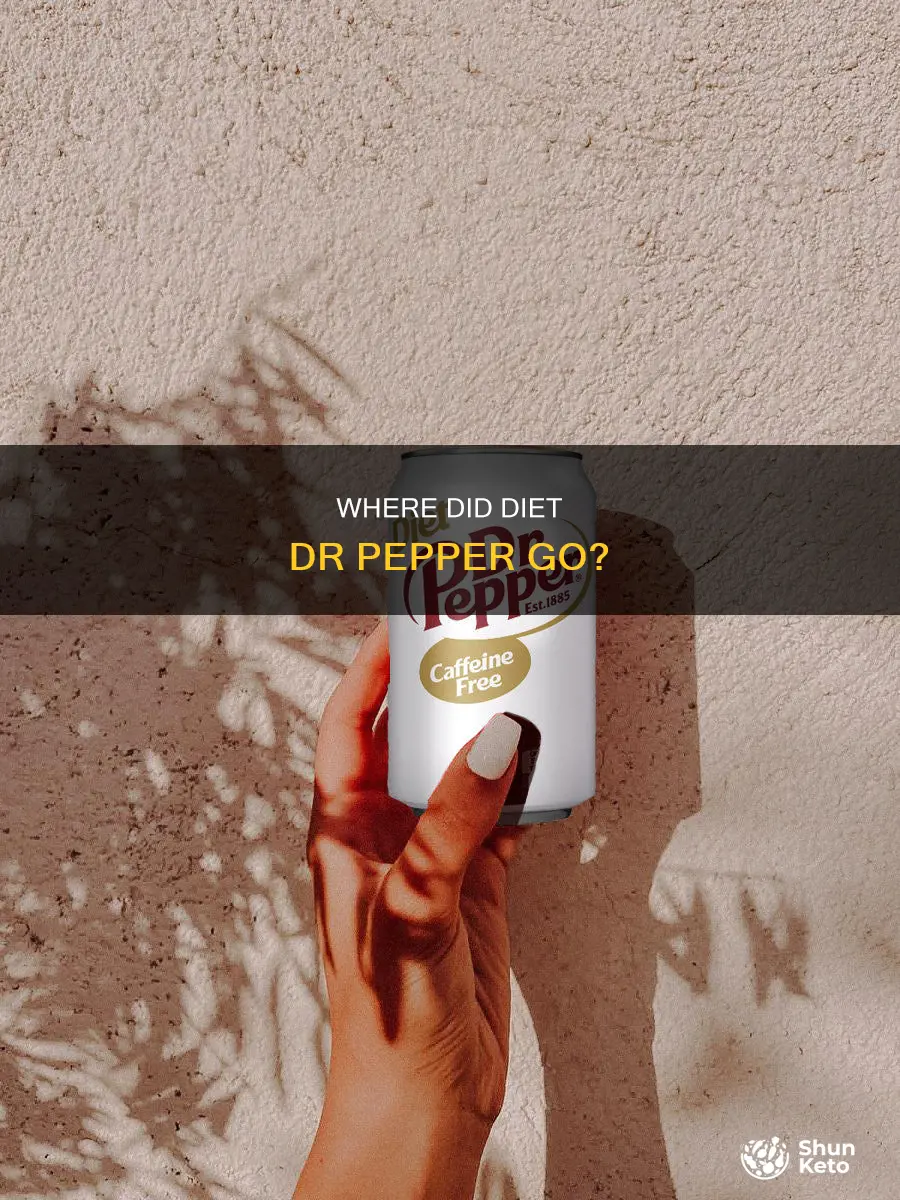 why is everyone out of diet dr pepper