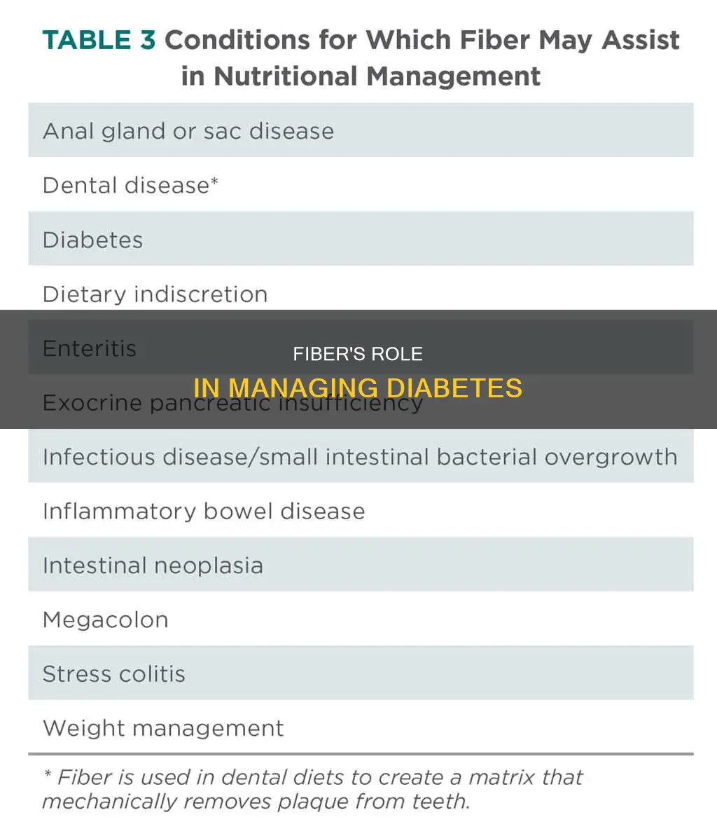 why is fiber important in diabetic diet