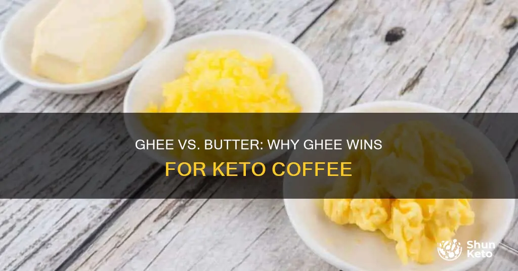 why is ghee better than butter for keto coffee