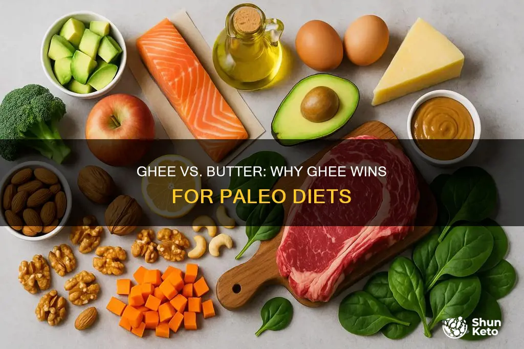 why is ghee ok for paelo diet but not butter