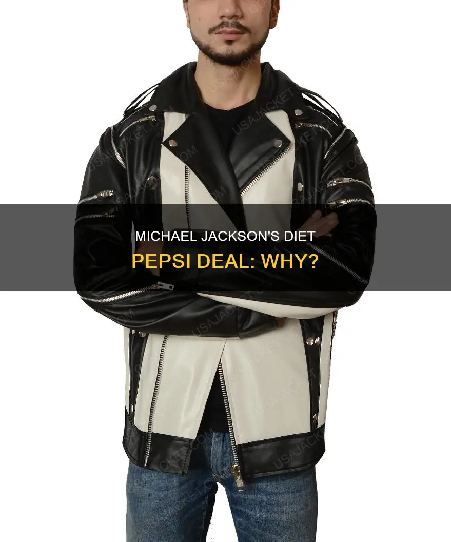 why is michael jackson on diet pepsi