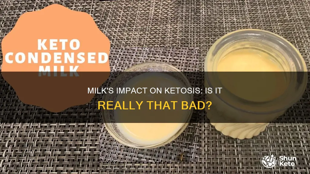 why is milk bad fkr keto