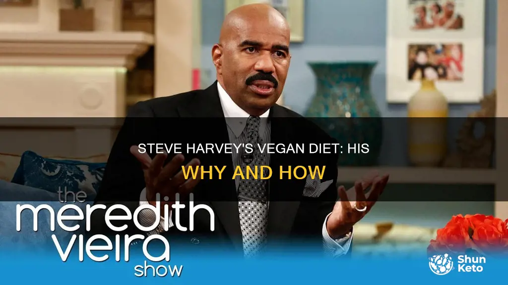 why is steve harvey on vegan diet